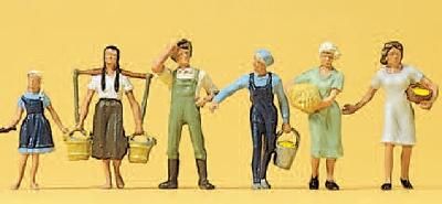 (HO)農場の人々と少女