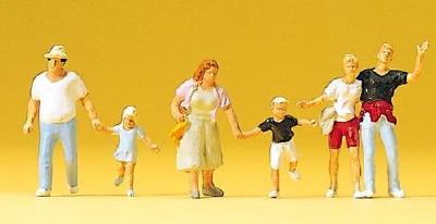 (HO)子供を連れている歩行者