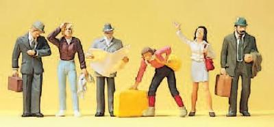 (HO)プラットホームの乗客