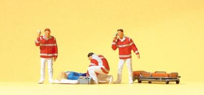 (HO)救急隊と負傷者