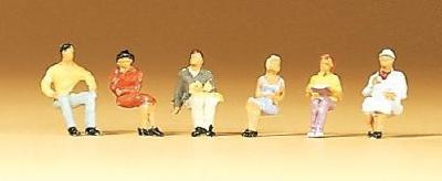 (Nゲージ)座っている人々