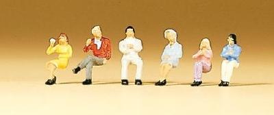 (Nゲージ)座っている人々