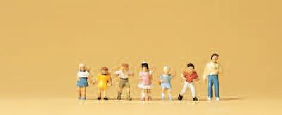 (Nゲージ)通学の子供達