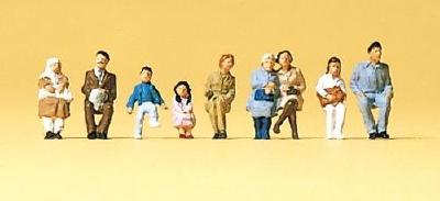 (Nゲージ)バスや電車の乗客