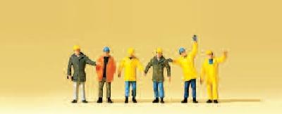 (Nゲージ)防護服の作業員