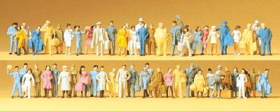 (Nゲージ)旅行者、通行人60人