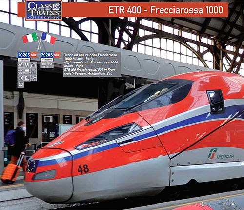 【予約商品】Frecciarossa 1000 8輌セット FS Ep6