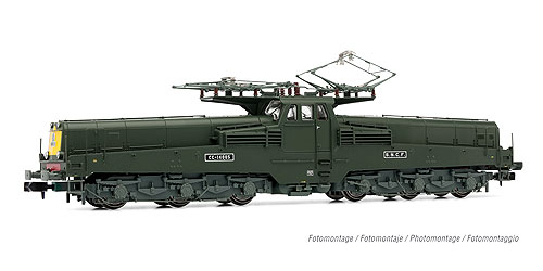 EL CC 14005 緑 4灯ヘッドライト SNCF Ep4 DCC Sound