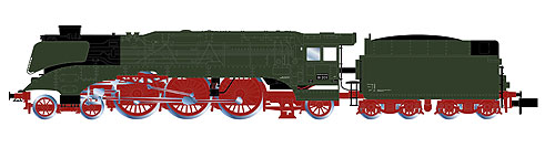 【仮予約】SL BR 18 201 グリーン 石炭テンダー DR Ep3