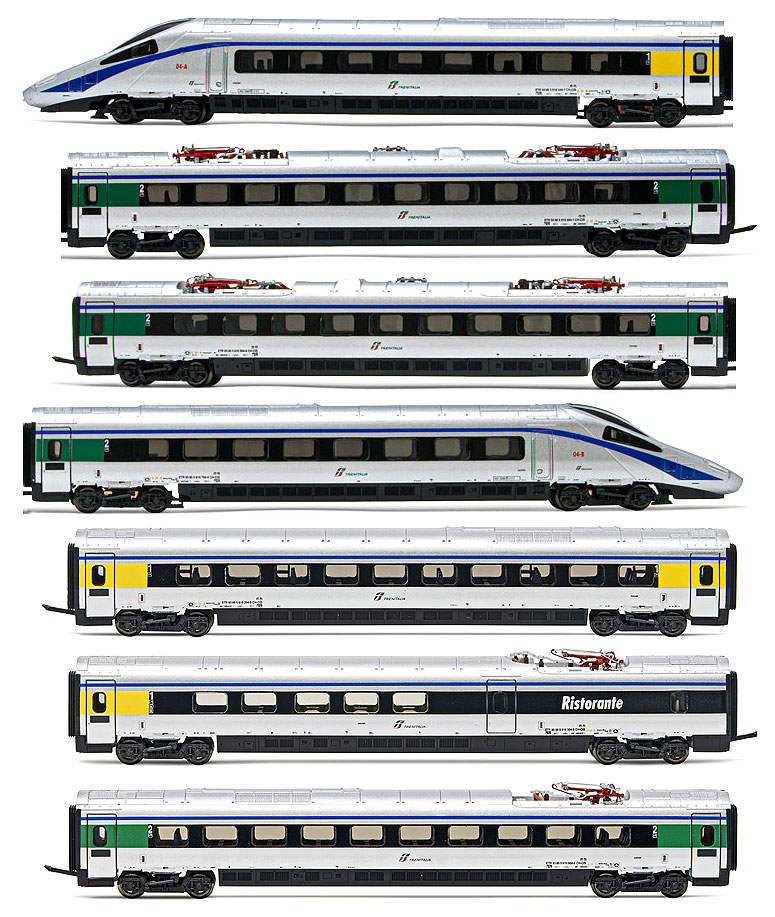 EMU class ETR610 基本＋増結7両セット Cisalpino SBB Ep6 DCC sound