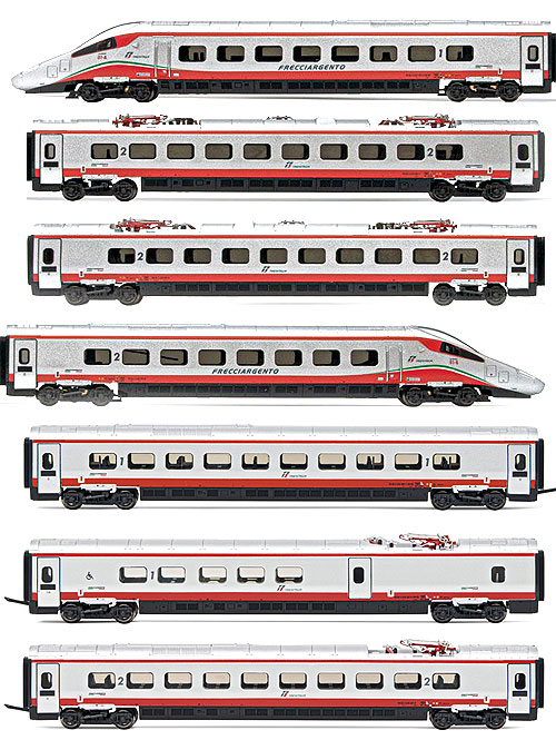 EMU class ETR610 基本＋増結7両セット Frecciargento FS Ep6  DCC sound