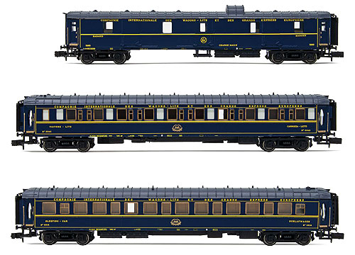 Train Bleu 客車3輌セット1 CIWL Ep3