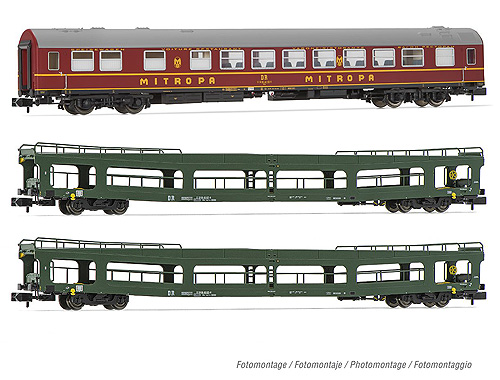 OSShD-B Spree-Alpen-Express 客車3両セット2 DR Ep3