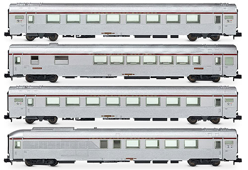 TEE Jules Verne 客車4輌セット2  SNCF Ep4