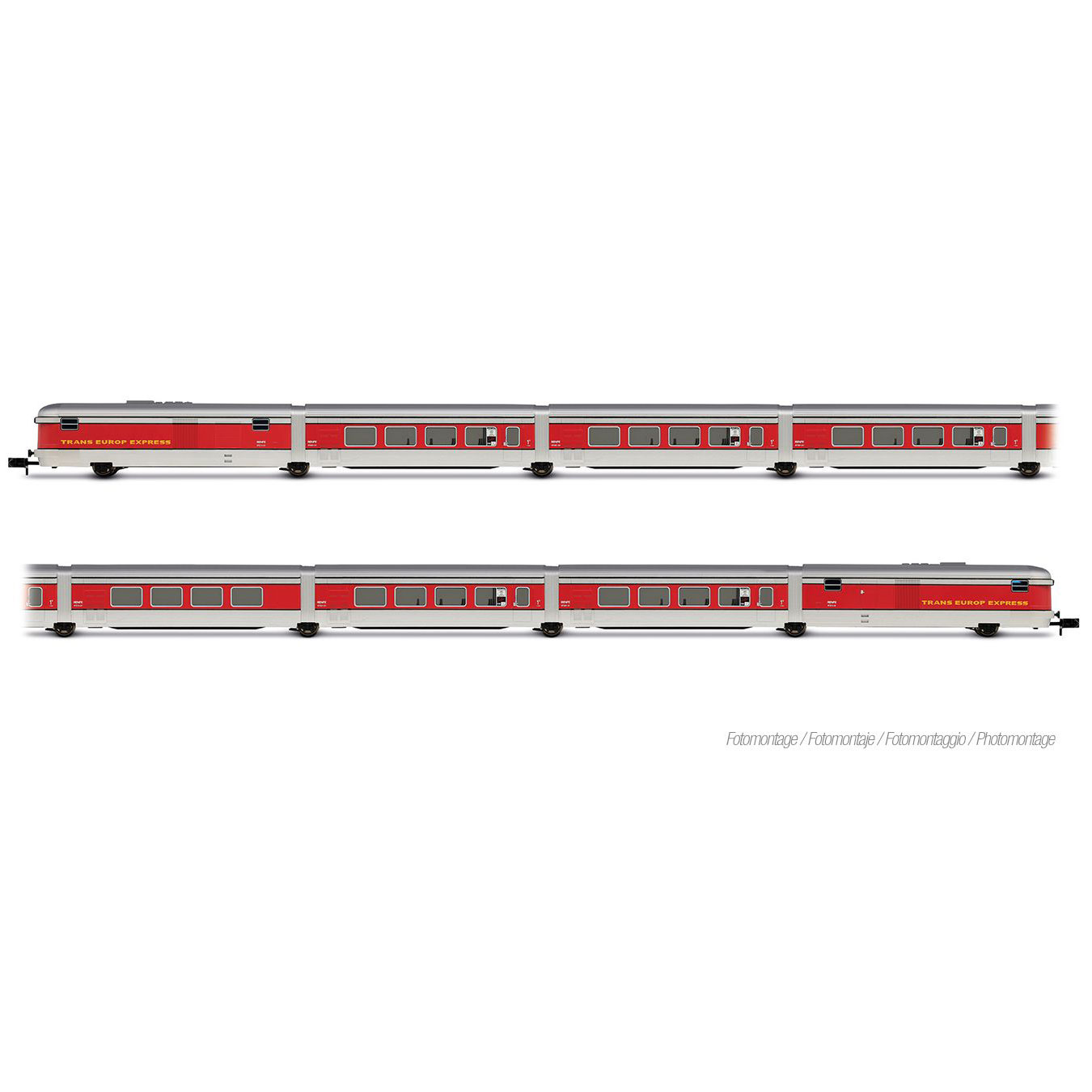 【仮予約】タルゴ Talgo III RD TEE Catalan Talgo 基本8輌セット シルバー/レッド RENFE Ep3