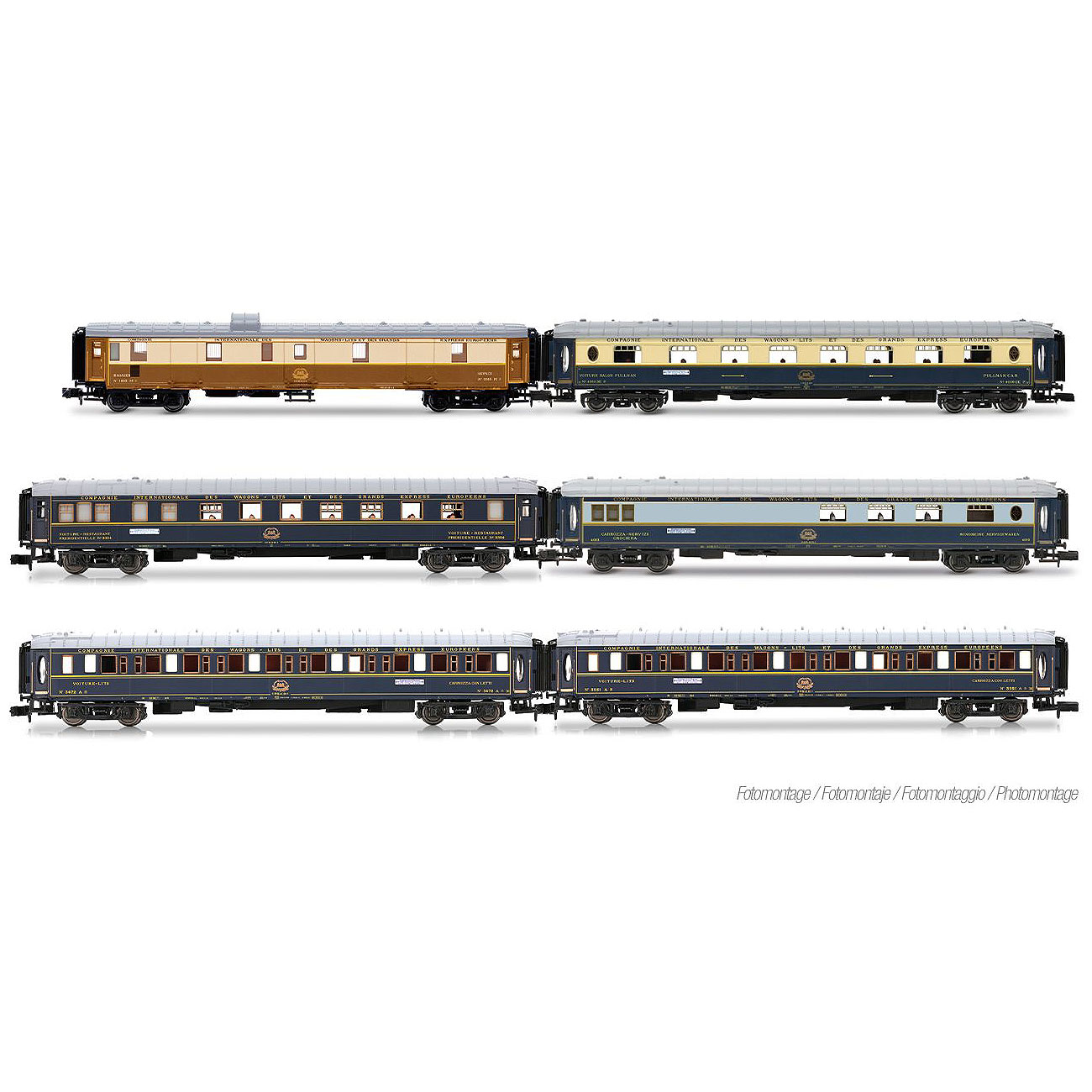 【仮予約】NIOE 50周年記念 Nostalgie-Istanbul-Orient-Express 6両セット Intraflug/CIWL Ep4