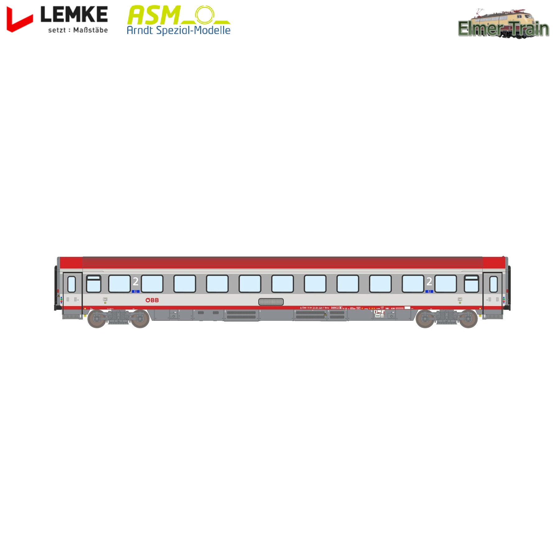 【予約】(N) UIC-Z Type Bmz 2等車 現行塗装 OeBB Ep6