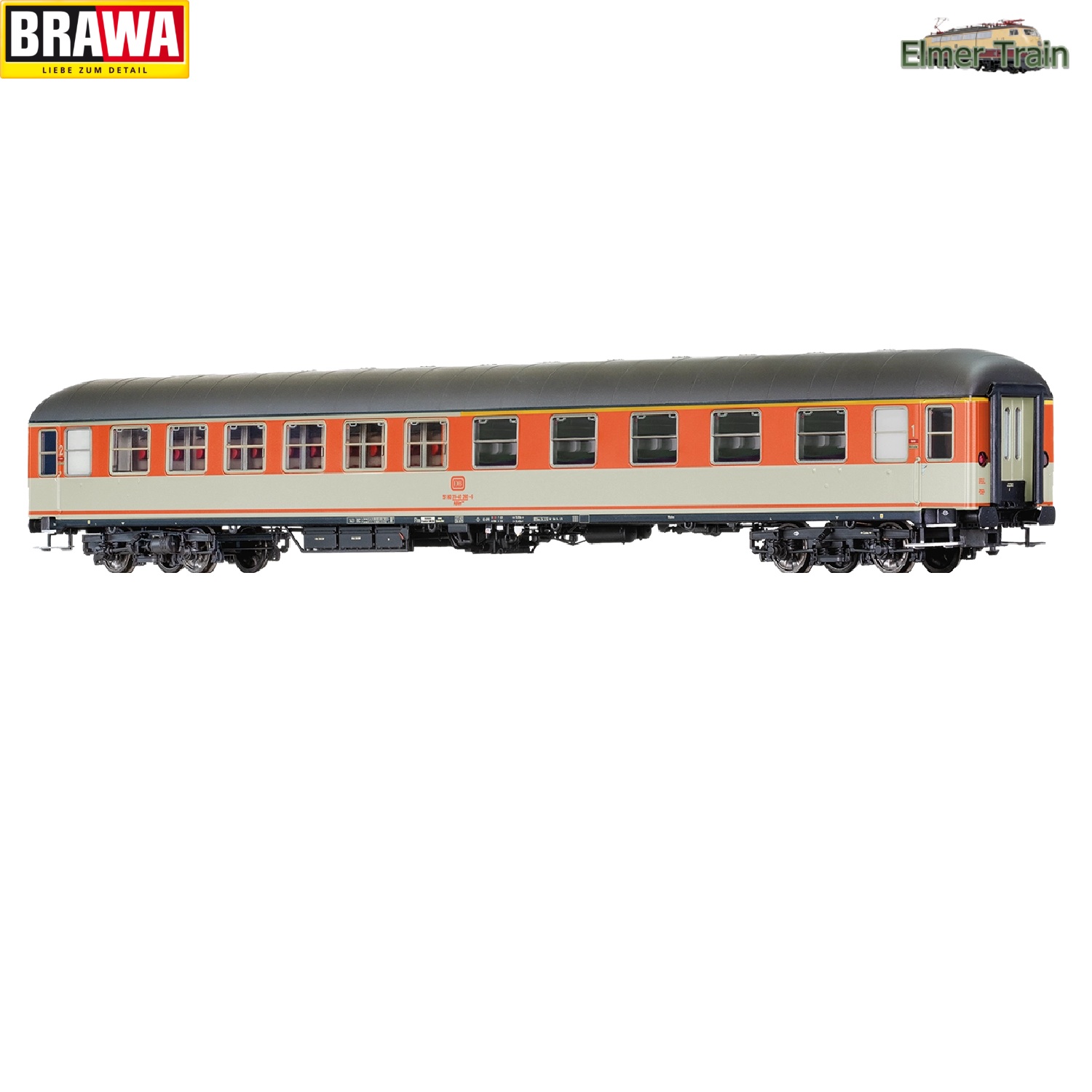 【予約】急行用 1等/2等車 POPカラー DB Ep4 室内灯付き