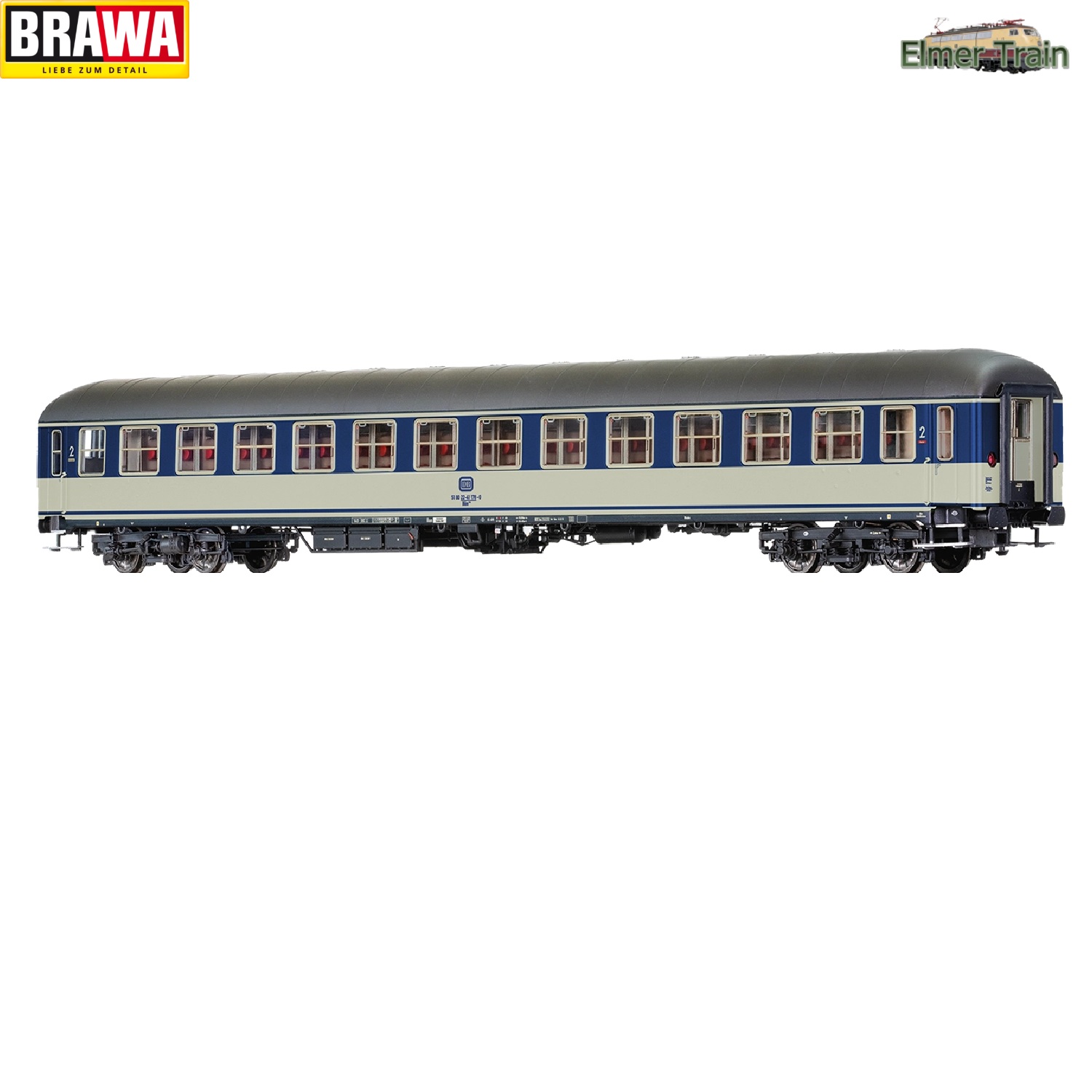 【予約】急行用 2等車 POPカラー DB Ep4 室内灯付き 車番違い