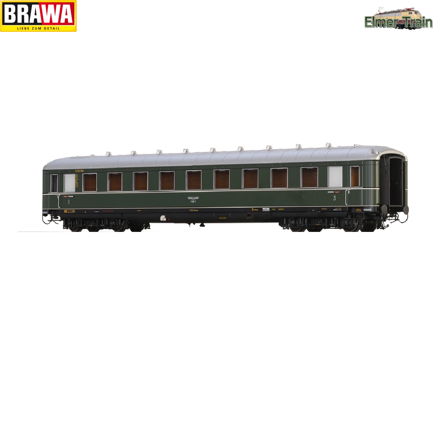 【予約】急行用 3等車 DRG Ep2 室内灯付き