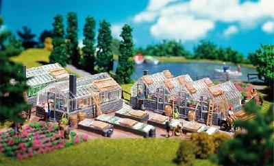 小さい温室菜園