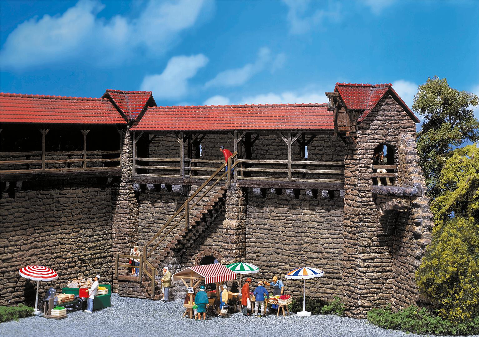 旧市街の城壁 2個