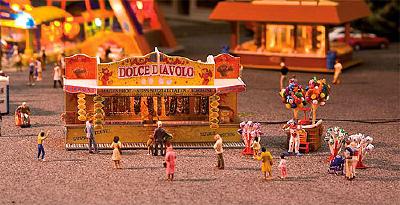 遊園地のブース