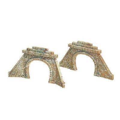 トンネルポータル2枚入り 2線用 150x72x5mm