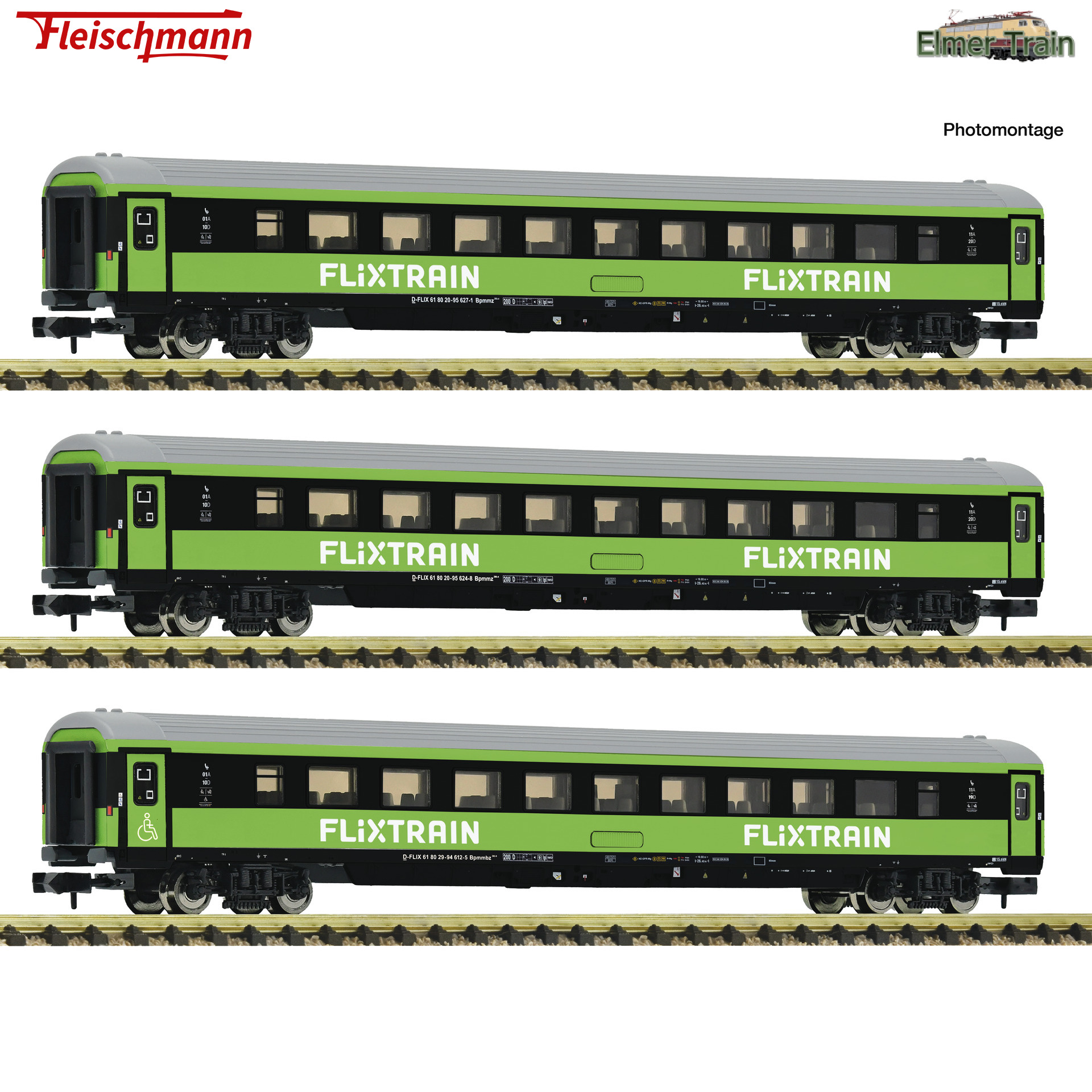 【予約】Flixtarin 客車3輌セット Ep6