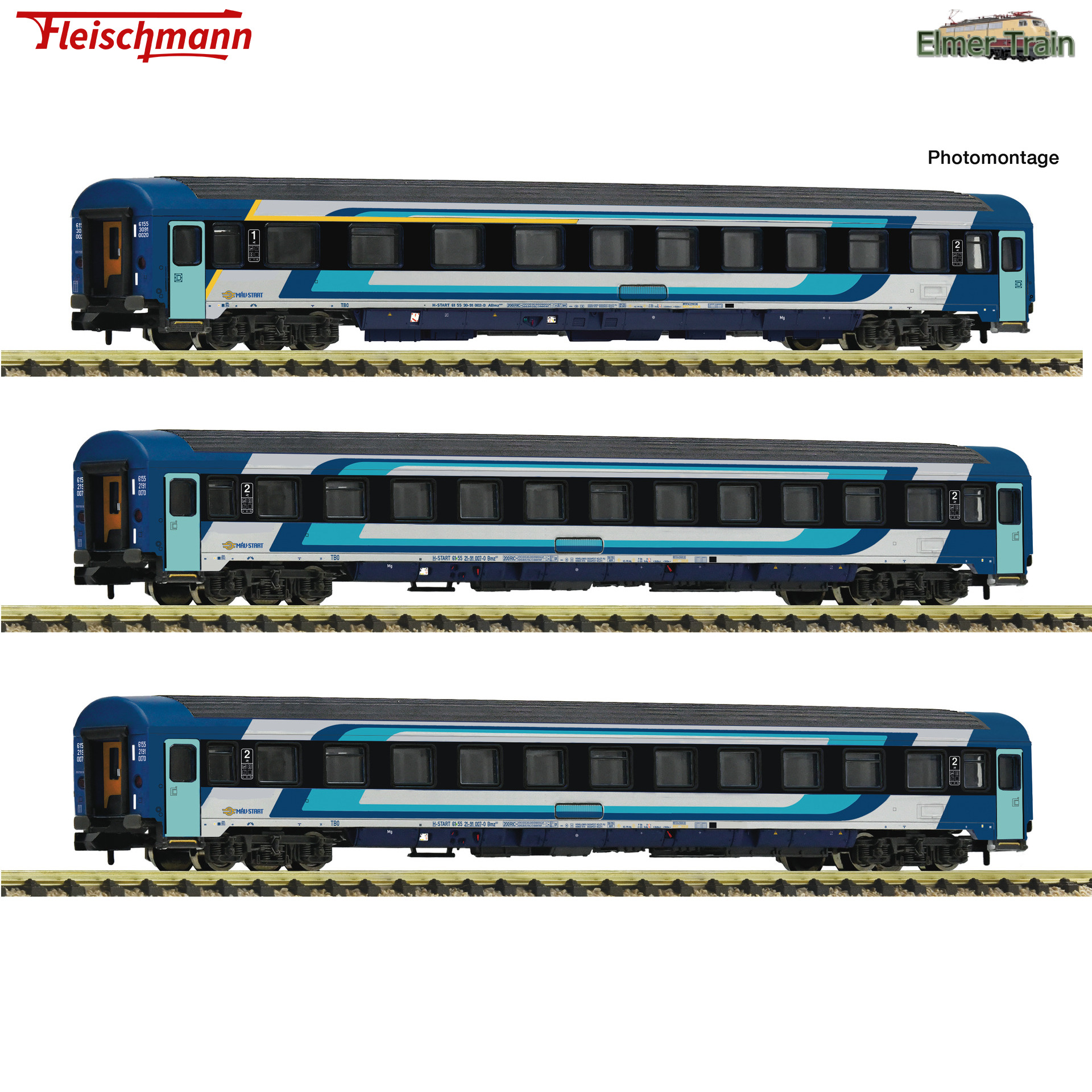 【予約】Eurofima客車3輌セット MAV Ep6