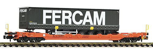 ポケット貨車 Wascosa Ep6 トレーラー積荷付き