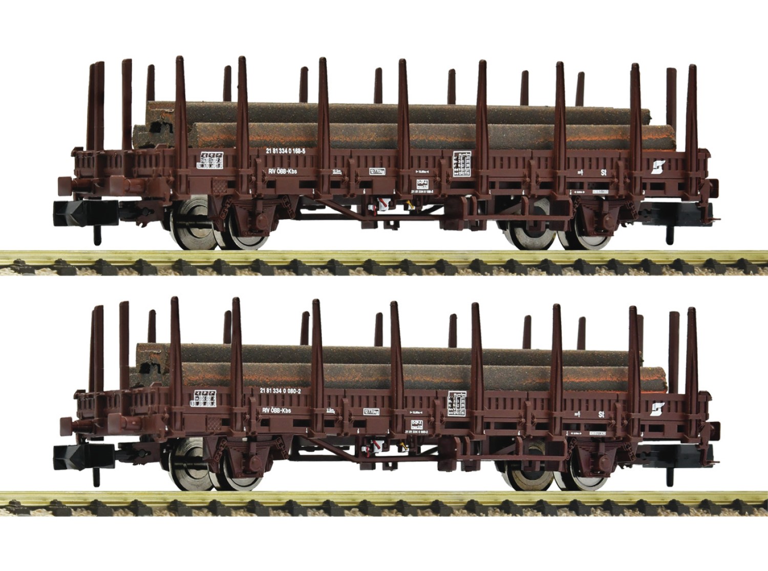 【予約】鋼材輸送ステーク貨車2輌セット OeBB Ep4