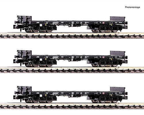 フラット貨車3輌セット DBAG Ep6