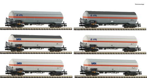 加圧ガスタンク貨車 6輌セット GATX/VTG Ep6