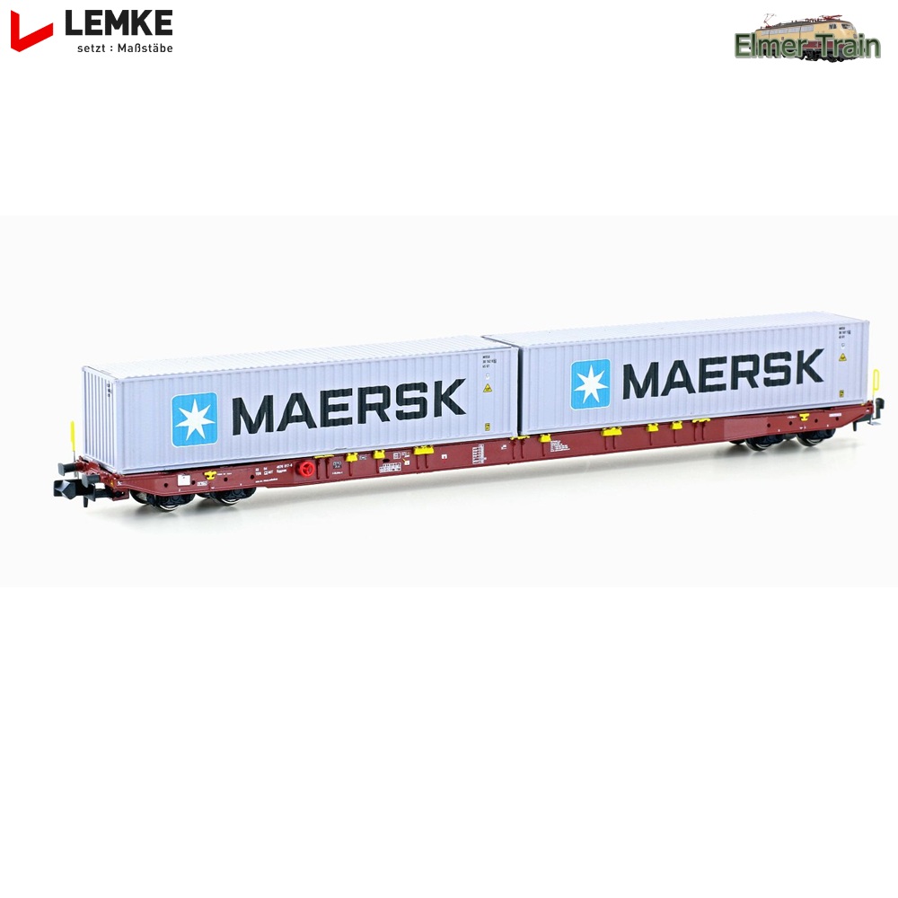 【予約】Type SGGNSS 80 コンテナ貨車 Metrans Ep6 MAERSKコンテナ付き