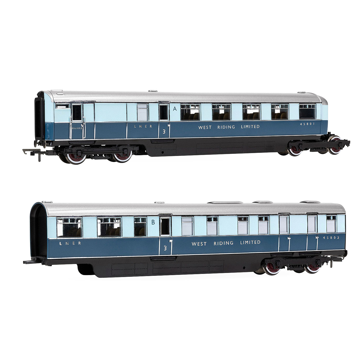 【予約品】West Riding Limited 3等オープンコーチ連接車（車掌室＋キッチン付） LNER Era3