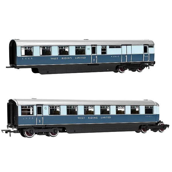 West Riding Limited オープン3等車およびブレーキ3等車　LNER Era3