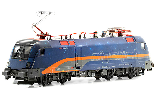 EL Taurus Rh 1116 Nightjet OeBB Ep6 DCC sound
