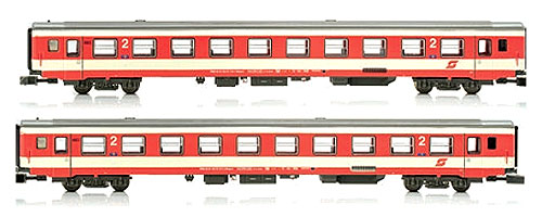 国内用客車 2輌セット Sparlack色 OeBB Ep4