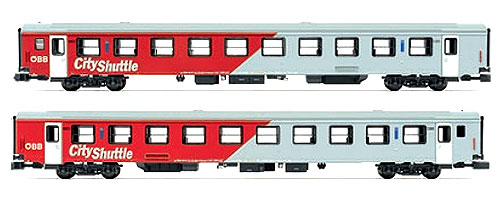 国内列車用客車 2輌セット City Shuttle 新ロゴ OeBB Ep6