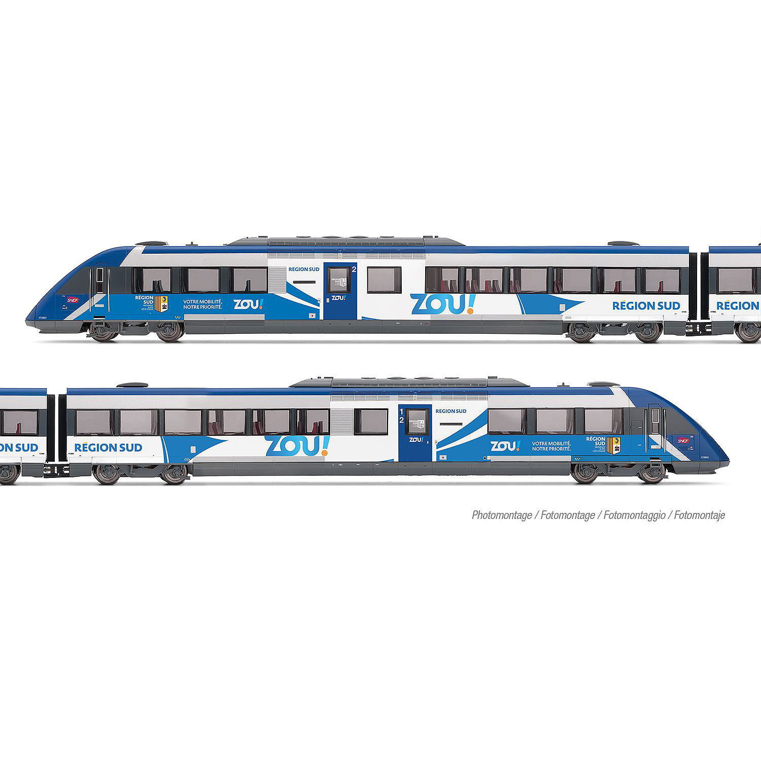 【仮予約】DMU X72500 2輌セット SNCF Ep6 DCC Sound