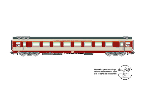 Gran Confort 客車 TEE クレベール 1等コンパートメント車 SNCF Ep4