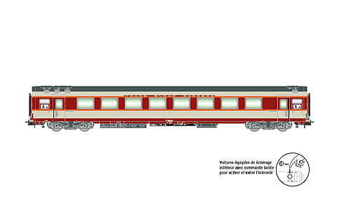 Gran Confort 客車 TEE クレベール 1等オープン座席車 SNCF Ep4