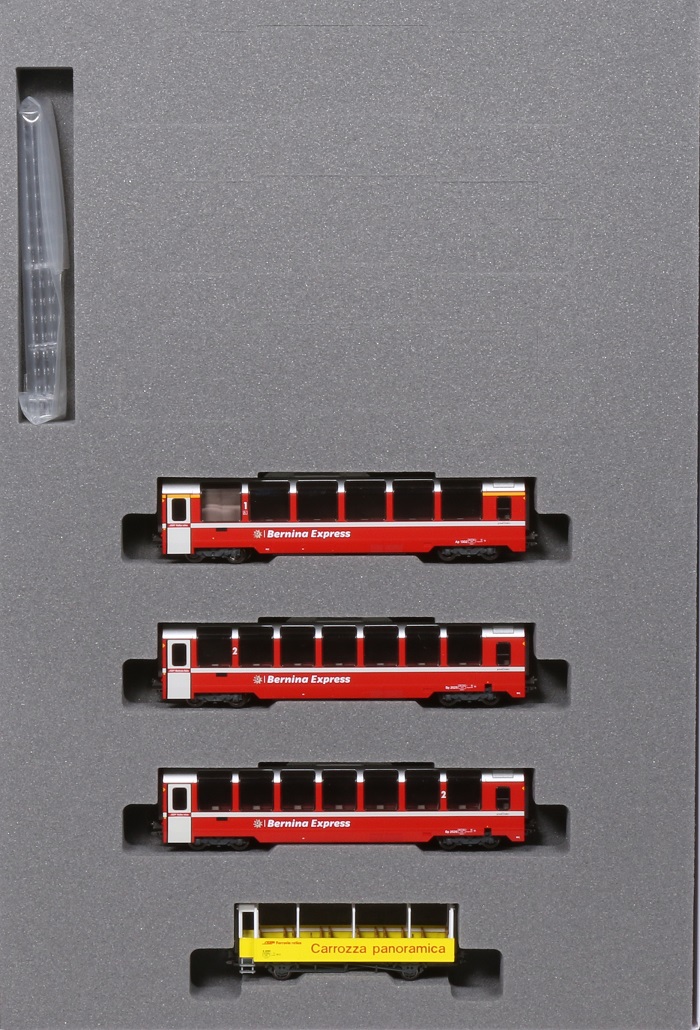 10-1656 (N)レーティッシュ鉄道 <ベルニナ急行(新ロゴ)> 増結セット(4両)