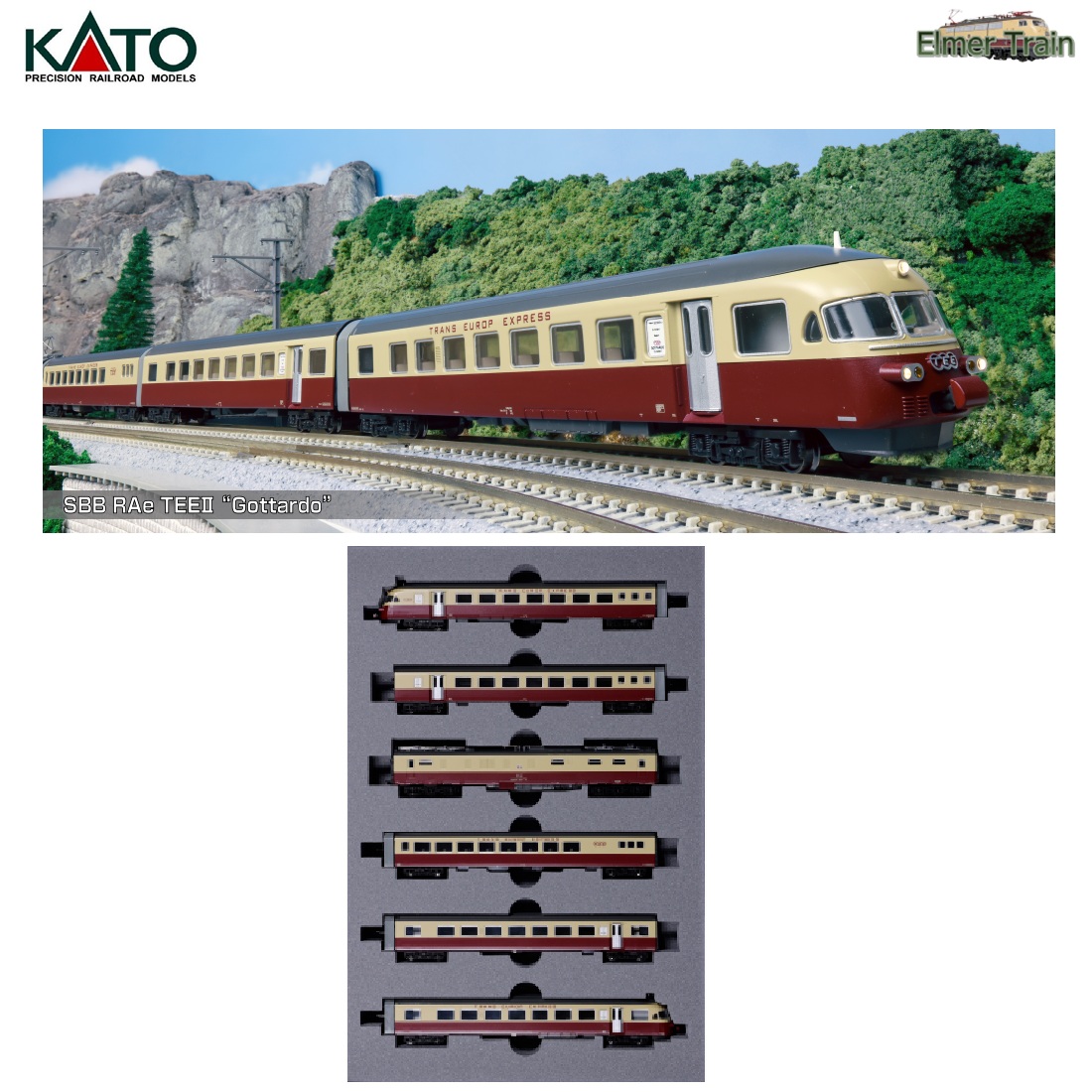 10-781(N) SBB RAe Ⅱ Gottardo 6両セット
