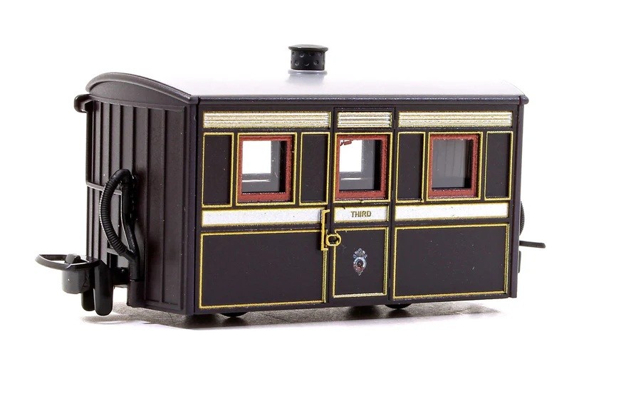 (HOナロー) GR555 00-9 バグボックス 3等客車(茶)