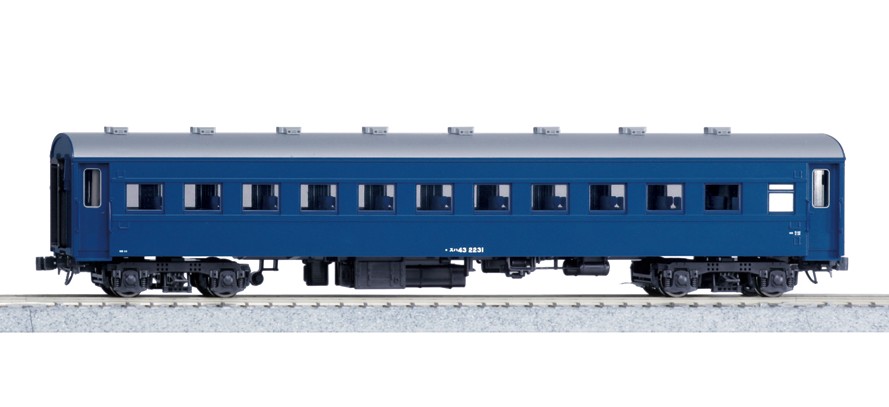 1-551 再生産 (HO) スハ43 ブルー 改装形 HOゲージ