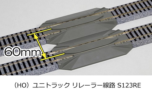 (HO)ユニトラック リレーラー線路 123(2本入)
