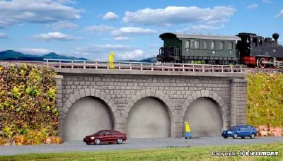 【年末年始SALE】（N）レンガ敷き盛土、単線