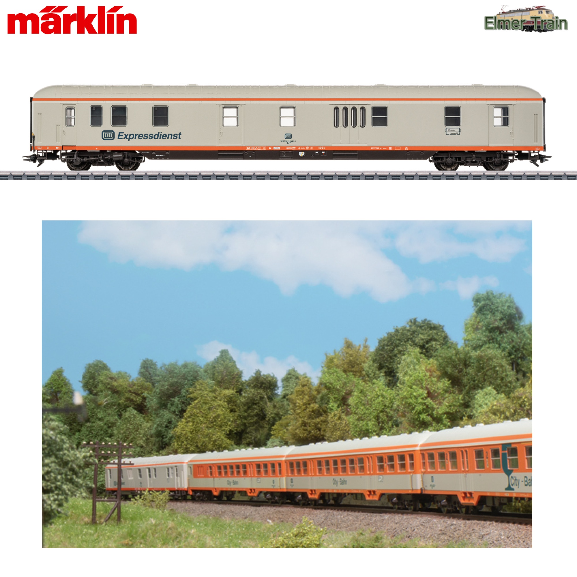 【予約】DBエクスプレス 荷物車 City Bahnカラー DB Ep4